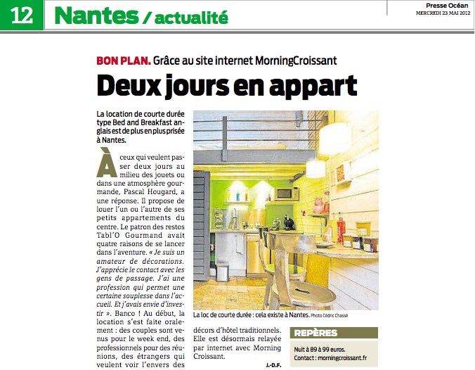 Article sur MorningCroissant