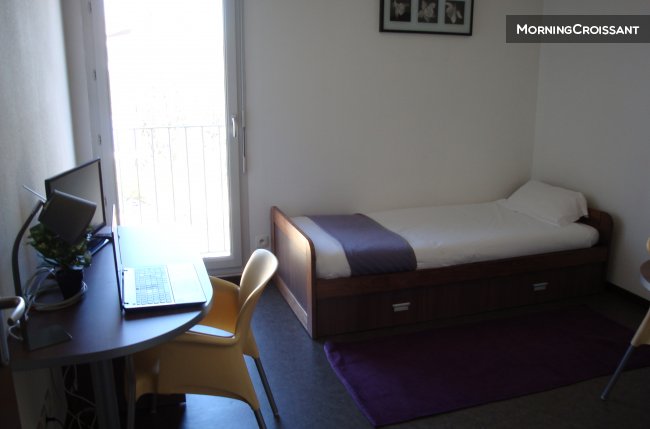 Studio 23m² furnished