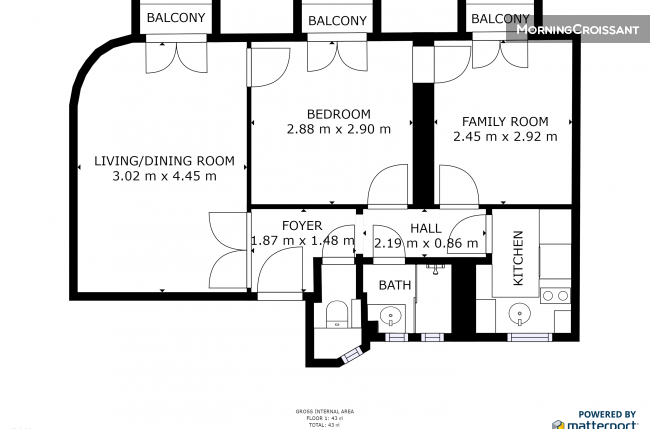 Relay Demours - 2 rooms