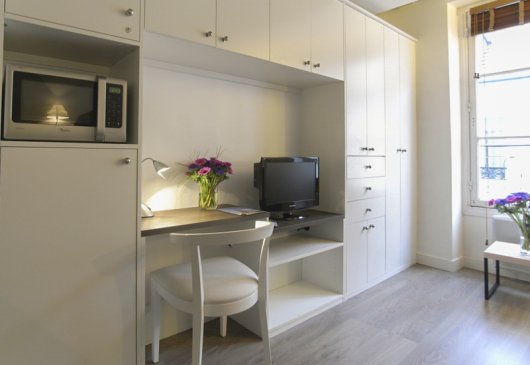 Furnished studio Marais