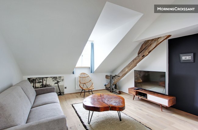 1 BR flat Marais Rambuteau