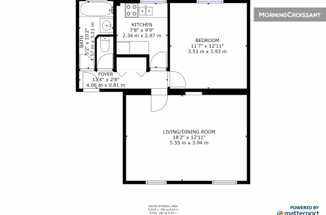 Due south! Large 2 B. garden view