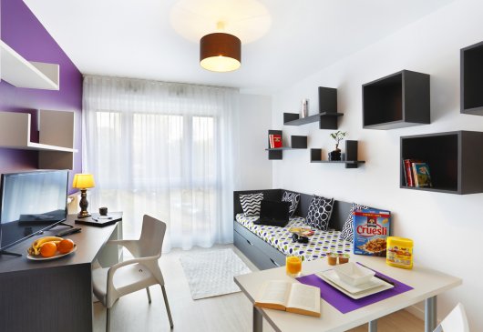 Bright studio near RER D/Metro