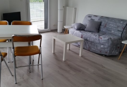 Furnished 2-room flat with parking