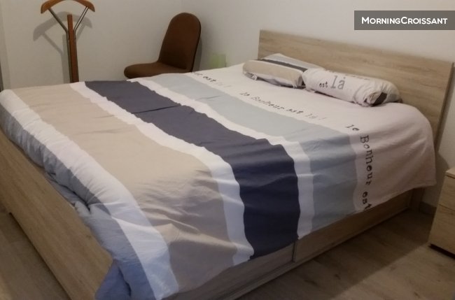 Furnished 2-room flat with parking