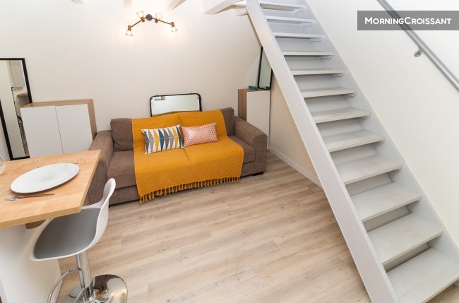 Furnished 1 br duplex in Toulouse