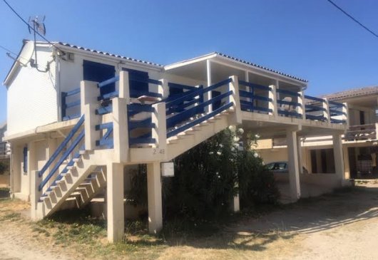 Typical chalet on the beach