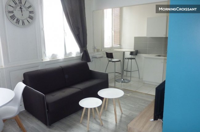 1BR flat in city center of Rouen