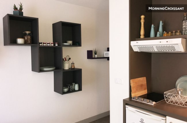Equipped studio in Marseille Timone