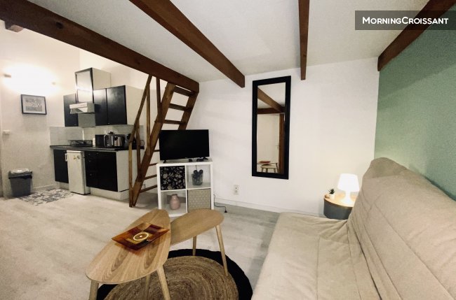 Old Port 25m2 + furnished mezzanine