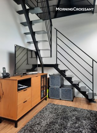 Studio in duplex loft style