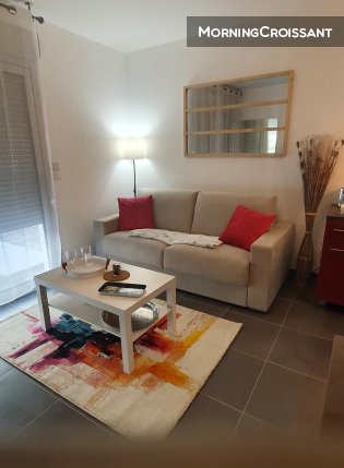 Furnished Studio GF terrace parking