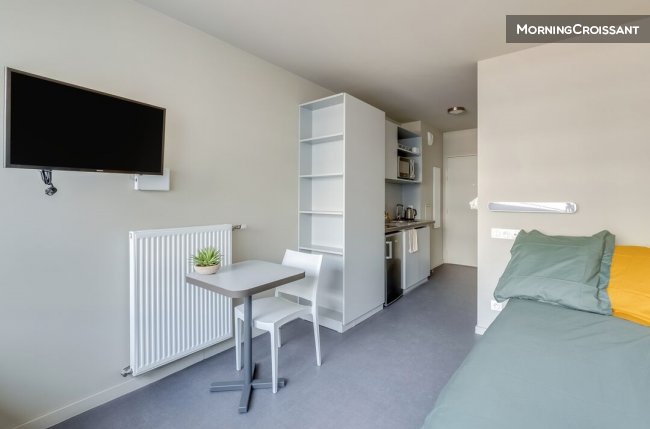 Furnished student studio of 18m².