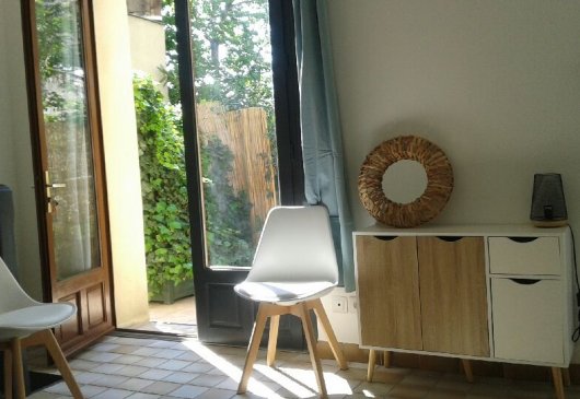 Souplex on private terrace