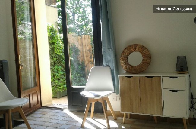 Souplex on private terrace