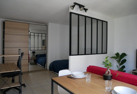 Large Studio 35m² quiet near T3