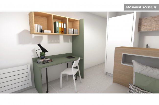 Furnished studio Port Marianne