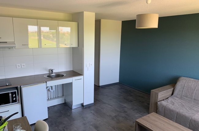 Furnished studio of 27m²