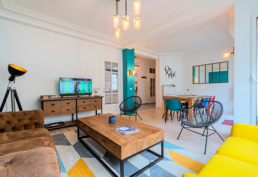 Hypercenter charming apt 130m2 4ch