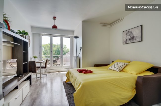 Studio with balcony downtown