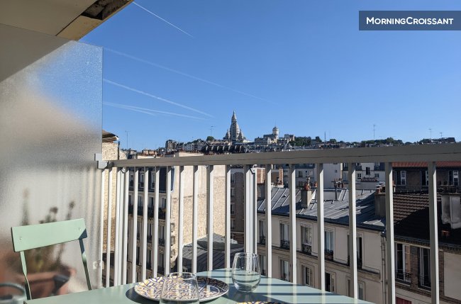 Large studio with Sacré-Coeur view