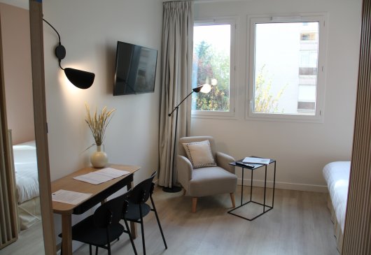 Furnished studio in coliving