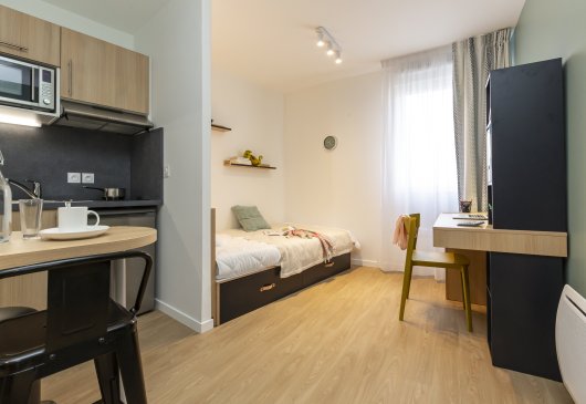 Furnished studio Les Rives