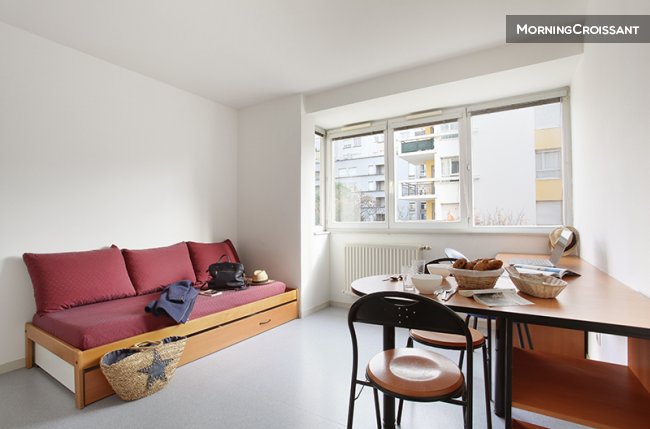 Studio ideally located