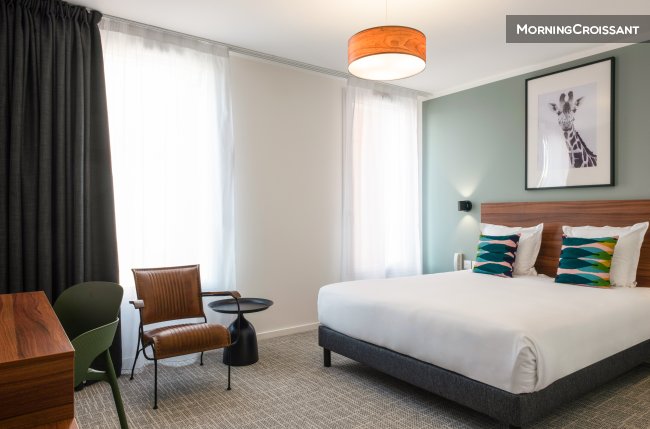 Furnished studio double bed