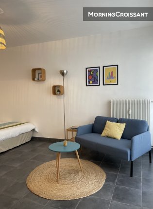 Furnished flat with parking
