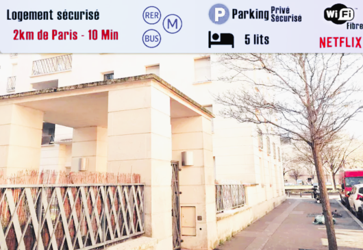 3-room apartment near Paris