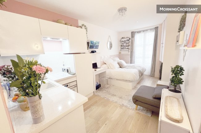 Comfortable studio Canal St Martin