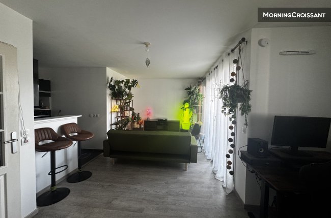 Furnished 2-room flat with parking