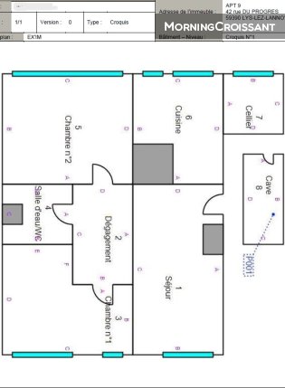 FURNISHED T3 RARE IN LYS LEZ LANNOY