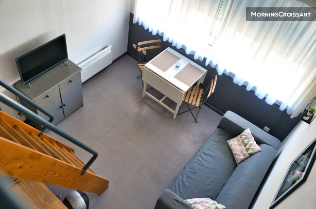 Charming studio with mezzanine