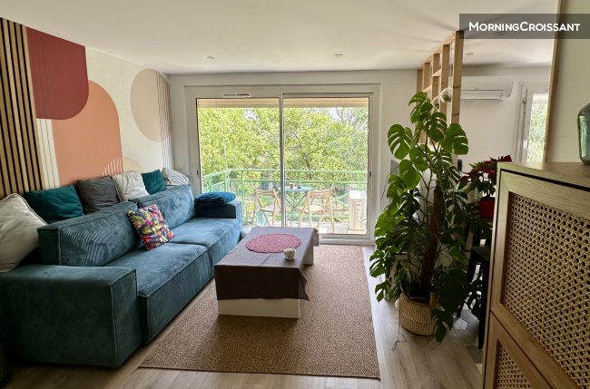 2BR apt w parking/balcony/air con