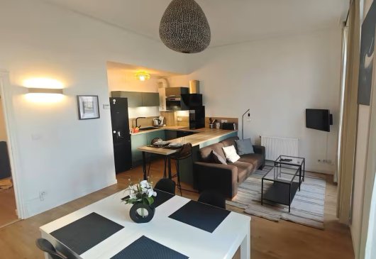 1 br flat Lille with parking