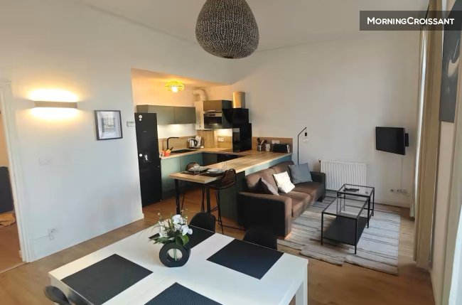 1 br flat Lille with parking