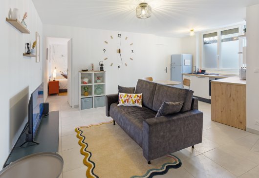 1BR apt 34 m² 100% renovated