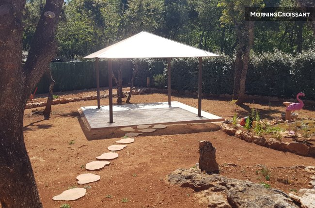 Furnished rental home closed garden