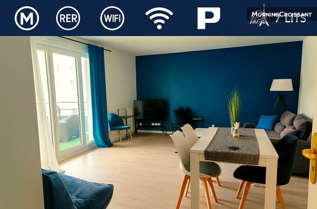 3 P, 66m2, 200 metre from the metro
