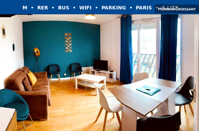 3-room apartment near Paris