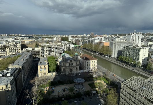 Skyscraper view of La Villette