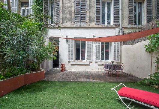 Garden level, plage des Catalans