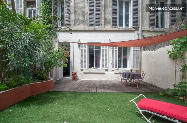 Garden level, plage des Catalans