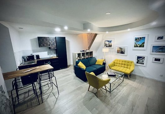 Furnished T3 duplex near Lyon