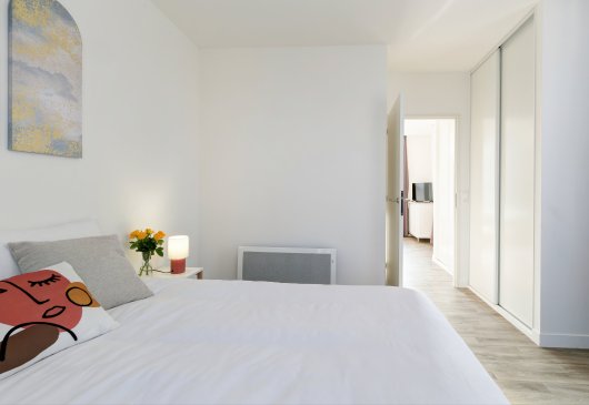 T2 in a residence near the centre
