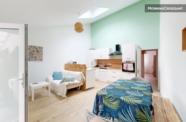 100m2 flat sharing in Rezé