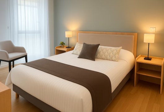 Fully-equipped flat in residence