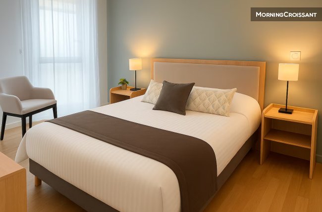 Fully-equipped flat in residence